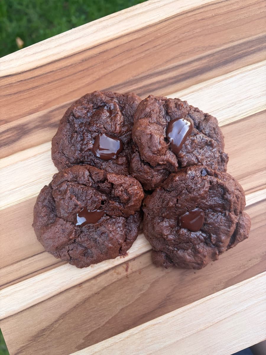 Dark Chocolate & Orange Cookies (4)
