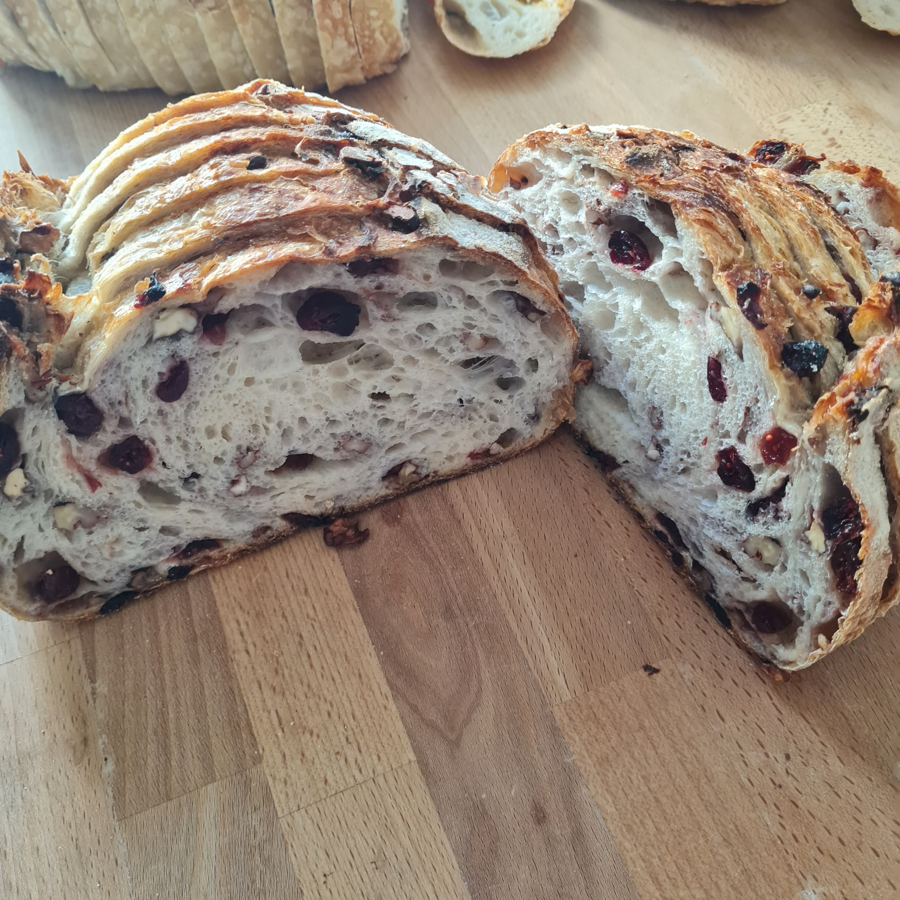 Sourdough Cranberry and Walnuts