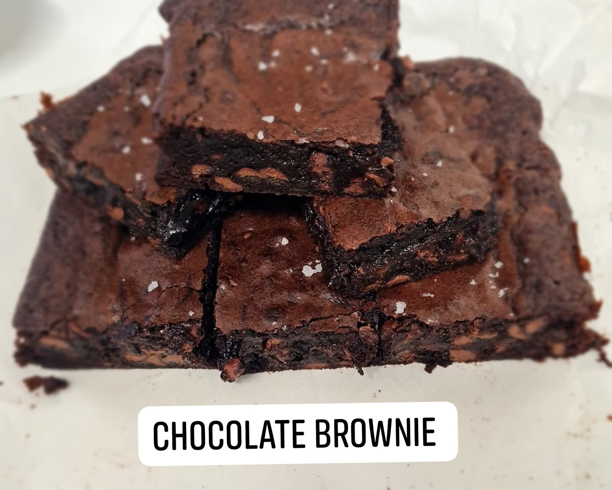 Sourdough Fudge Chocolate Brownie