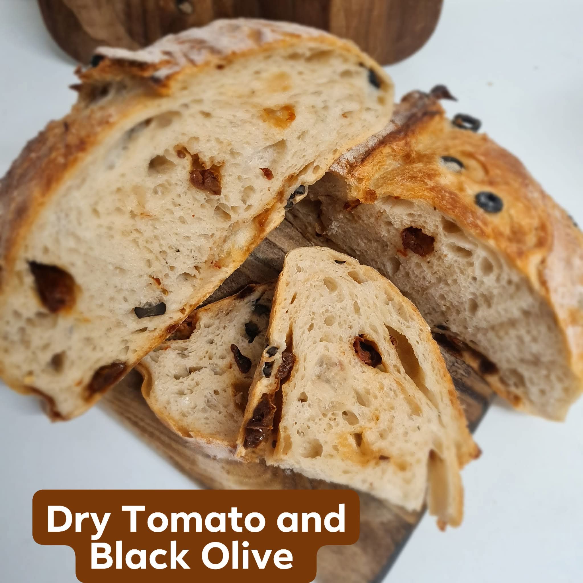 Sourdough with Sun-Dried Tomatoes & Black Olives